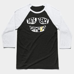 Data Science Swagga | Hip Hop Gold Tooth White Baseball T-Shirt